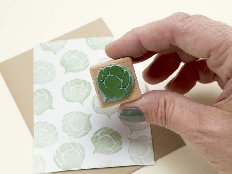 Ministempel, Weihnachtsstempel Zapfen Zypresse | STUDIO KARAMELO