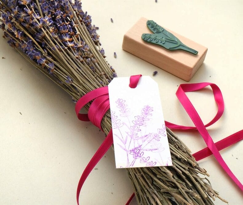 Rubber Stamp Lavender || studiokaramelo