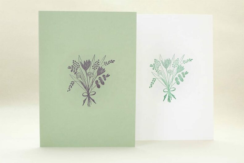 Stempel Blumenstrauss | rubber stamp bunch of flowers | STUDIO KARAMELO