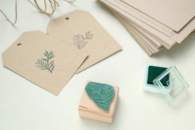 Weihnachtsstempel Konifere | christmas rubber stamp cypress | STUDIO KARAMELO