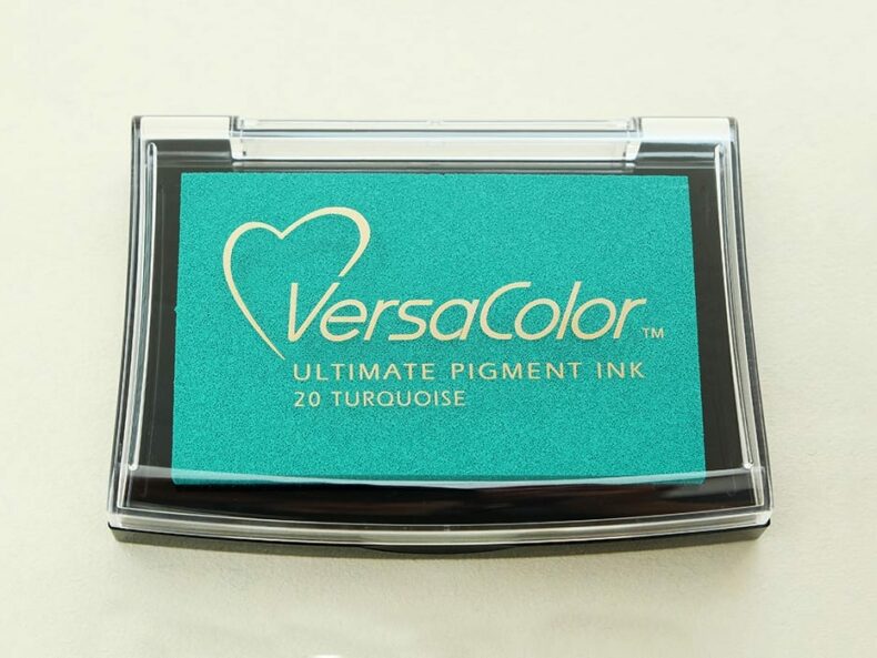 Stempelkissen VersaColor türkis, Nr. 20 | STUDIO KARAMELO | ink pad versacolor turquoise