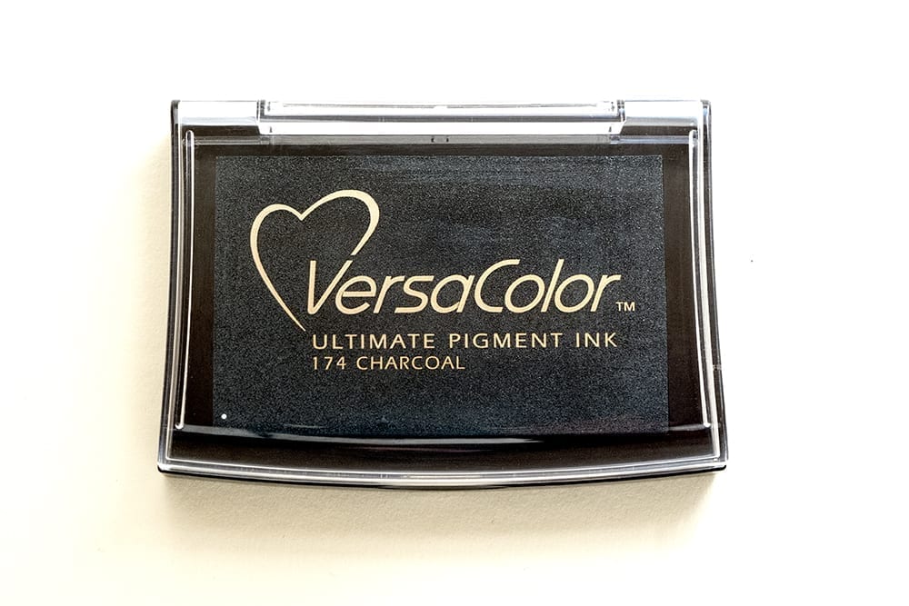 Stempelkissen Charcoal, Anthrazit, VersaColor | STUDIO KARAMELO | anthracite ink pad