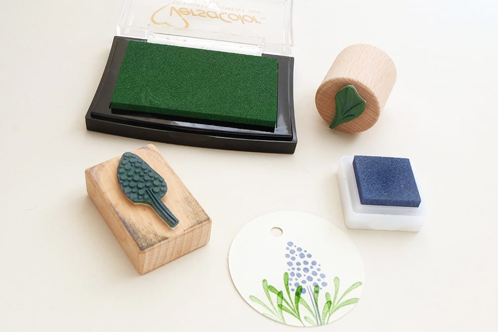 Mini-Stempel-Set Pflänzchen, Sukkulenten || STUDIO KARAMELO | rubber stamp set, mini stamps, succulents