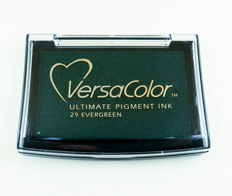 Stempelkissen Evergreen, Immergrün, Versacolor