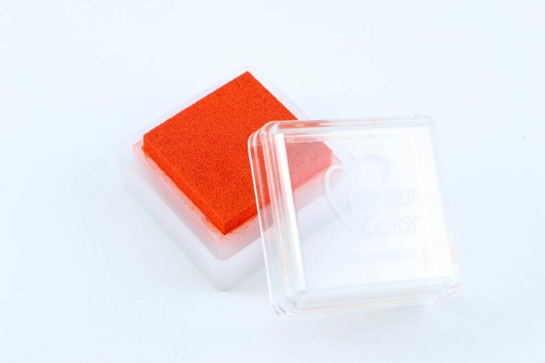 Stempelkissen Orange Mini Stempelkissen Versacolor | STUDIO KARAMELO