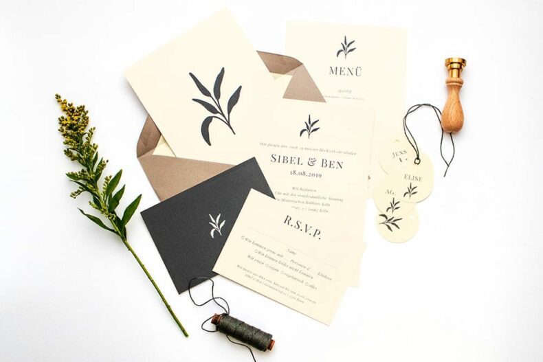 Solidago – umweltfreundliche Hochzeitspapeterie, floral, Green Wedding | STUDIO KARAMELO