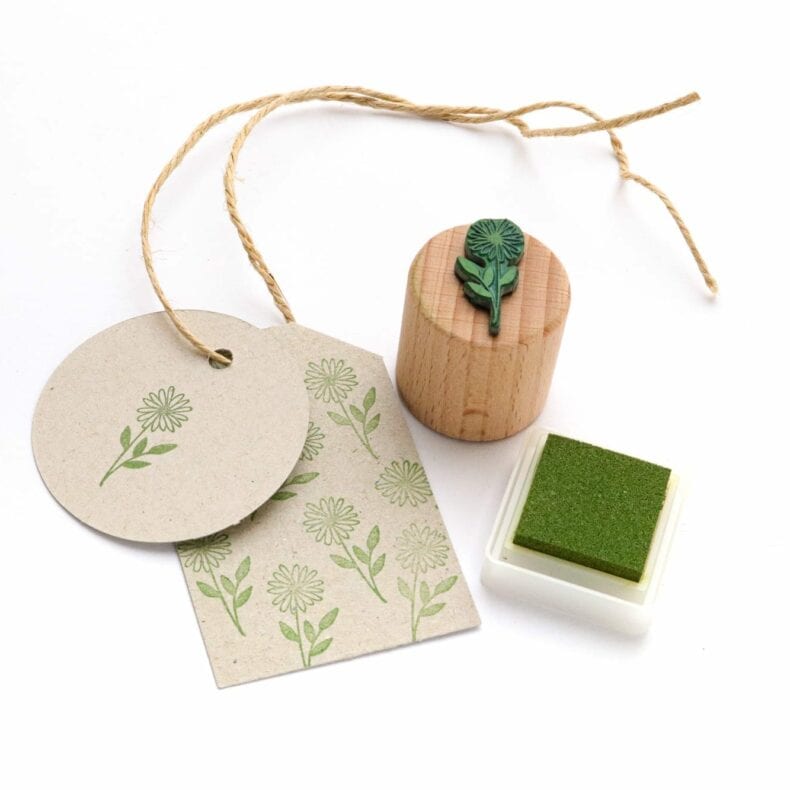 Mini-Stempel Blümchen Holzstempel Blume | STUDIO KARAMELO