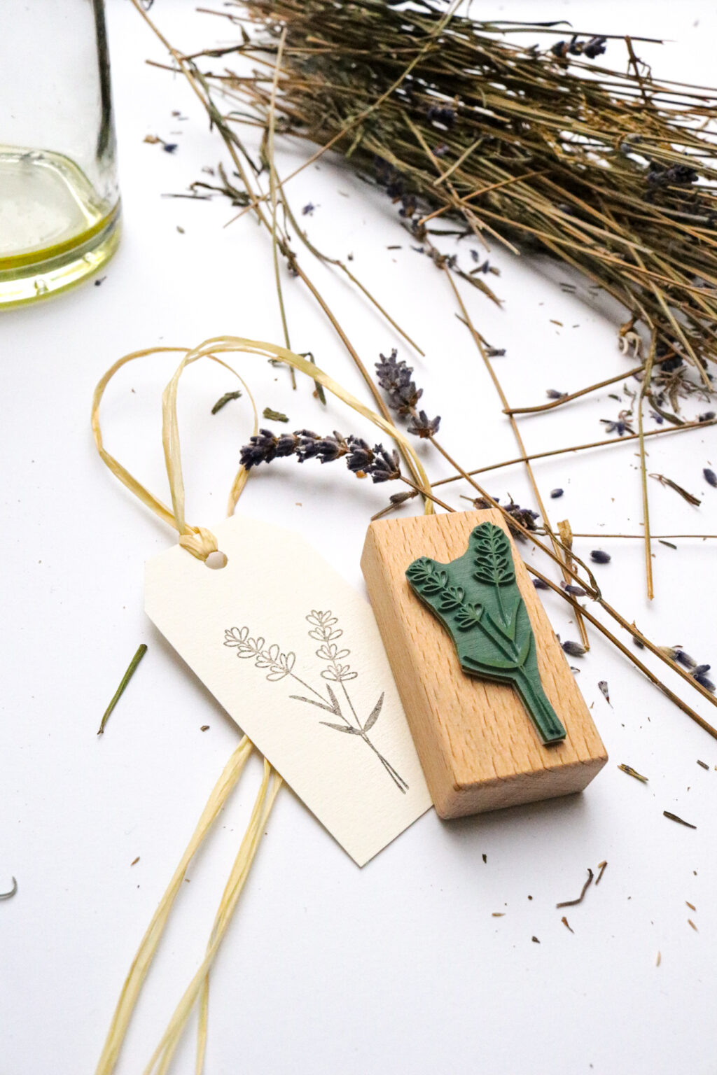 Stempel Lavendel Geschenk für Gärtner und Pflanzenfreunde