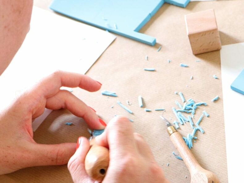 DIY Workshop für Junggesellinnenabschied Stempel Workshop in Köln