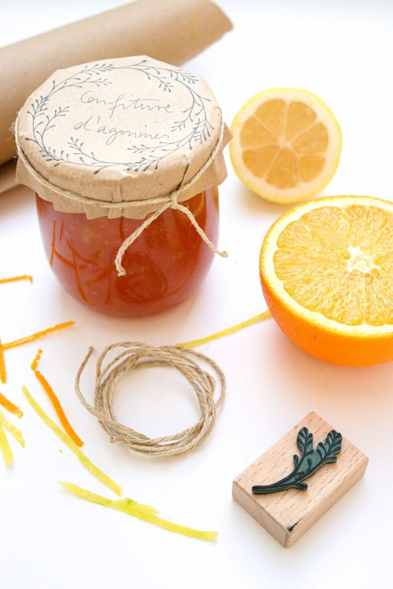 Marmeladenetiketten gestalten visuelle ansprache