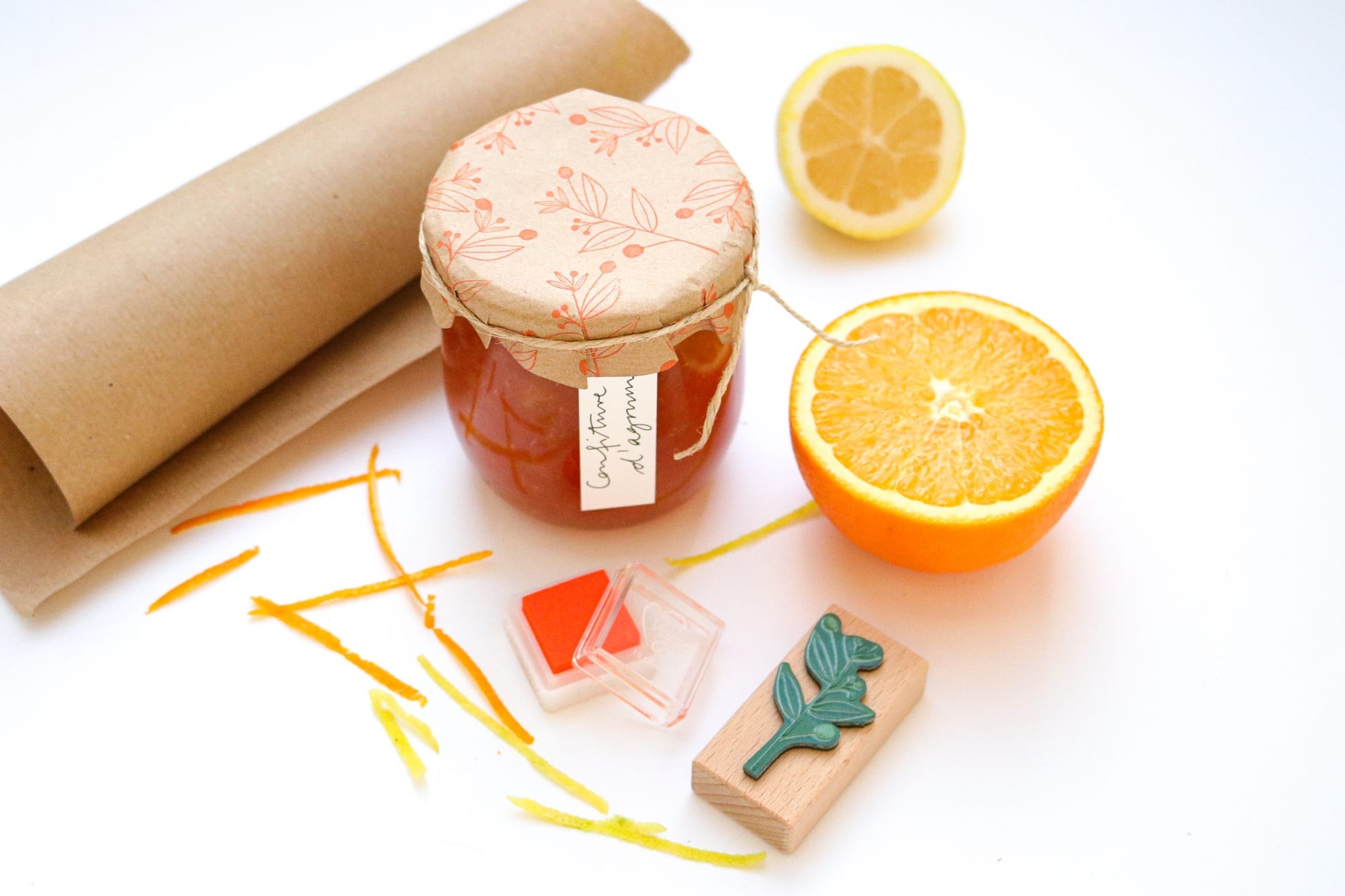 Confiture d‘agrumes, Zitrusmarmelade, Marmeladenetiketten, Geschenke aus der Küche – STUDIO KARAMELO