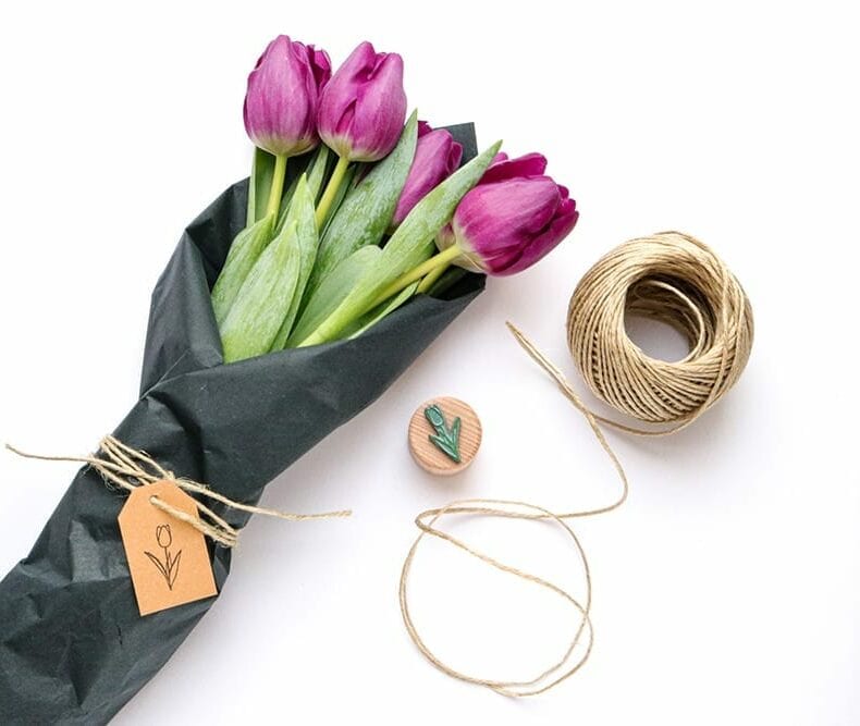 Stempel kleine Tulpe | Motivstempel mit Blumen von STUDIO KARAMELO