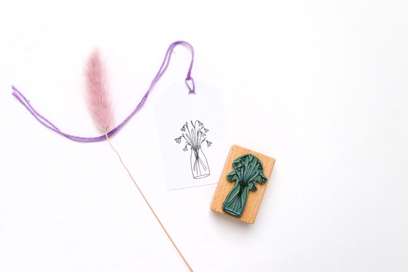 Stempel Schneeglöckchen, Stempel mit Blumenmotiven von STUDIO KARAMELO