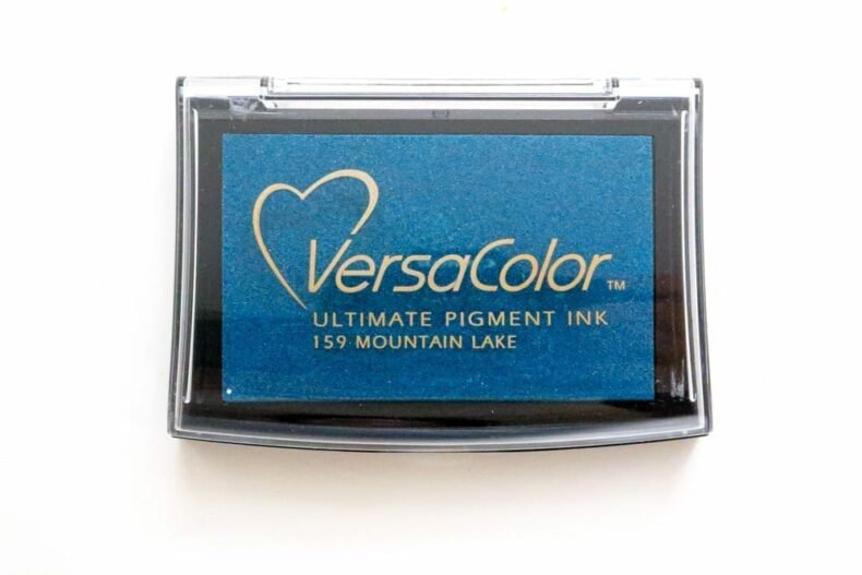 Stempelkissen blau/petrol Mountain Lake von VersaColor STUDIO KARAMELO