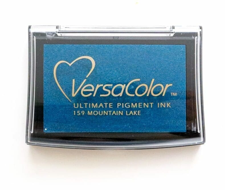 Stempelkissen blau/petrol Mountain Lake von VersaColor STUDIO KARAMELO