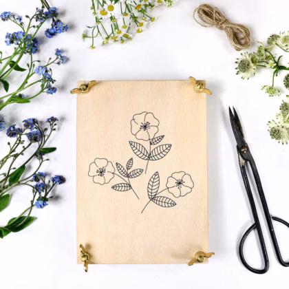 Blumenpresse aus Holz für Kinder und Erwachsene
