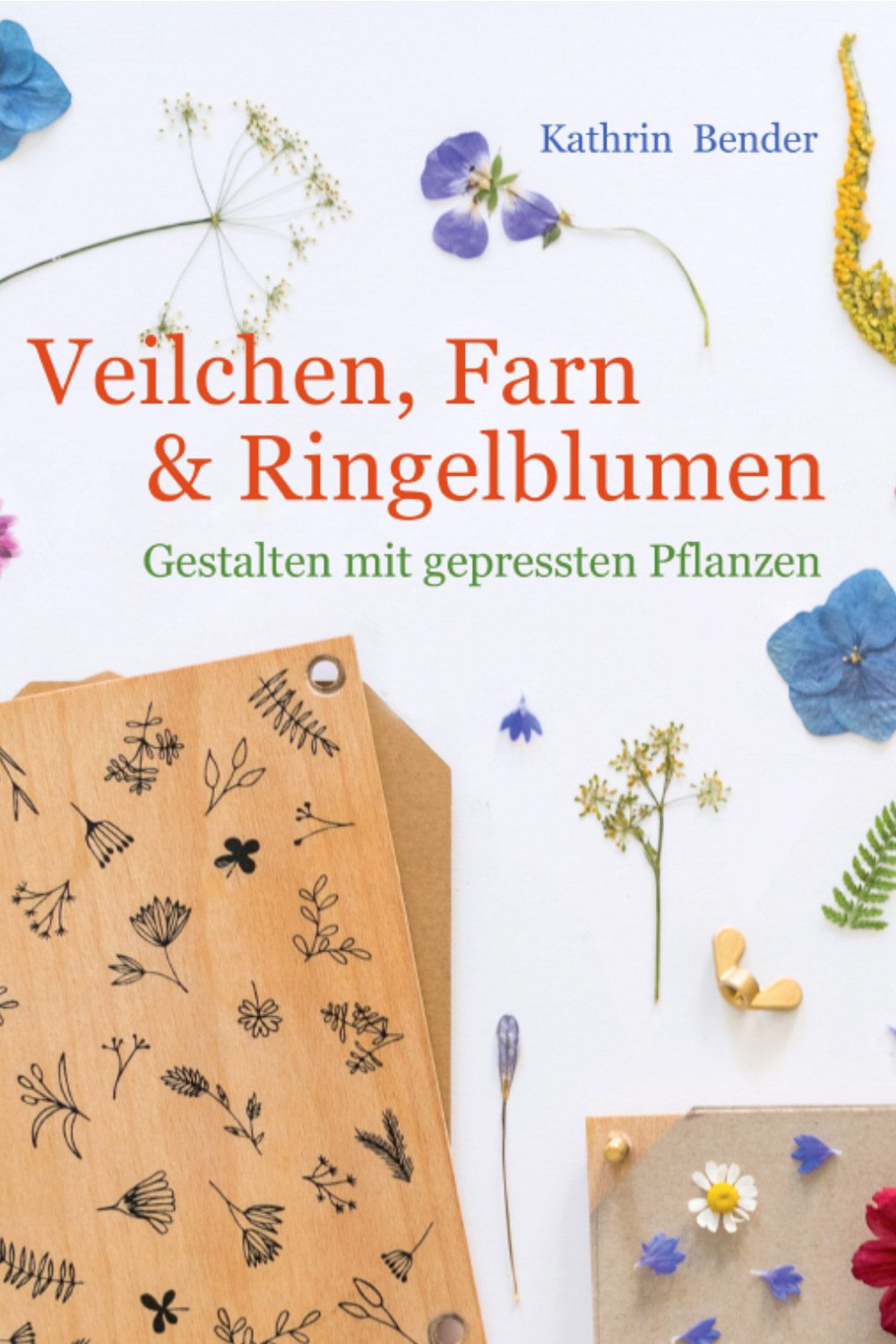 DIY Buch Blumenpressen