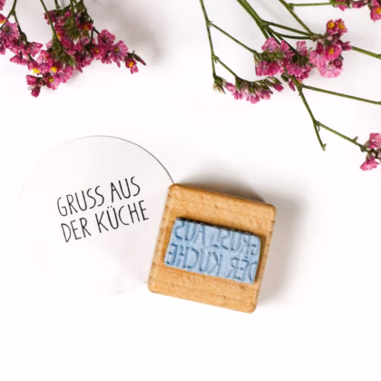 Textstempel GRuss aus der Küche