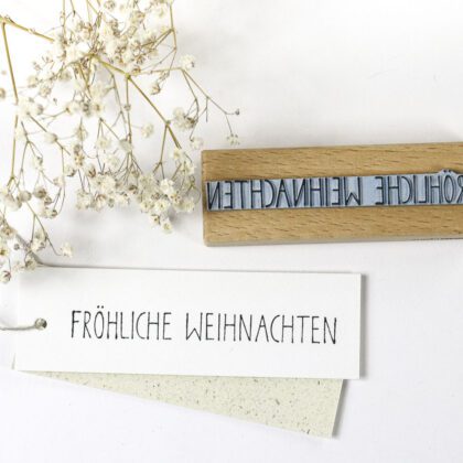 Stempel Fröhliche Weihnachten