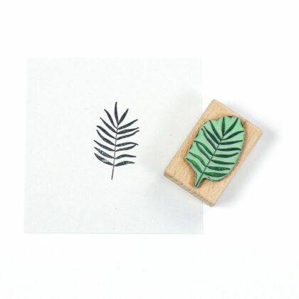 Stempel Palmenblatt | Holzstempel aus der Natur von STUDIO KARAMELO