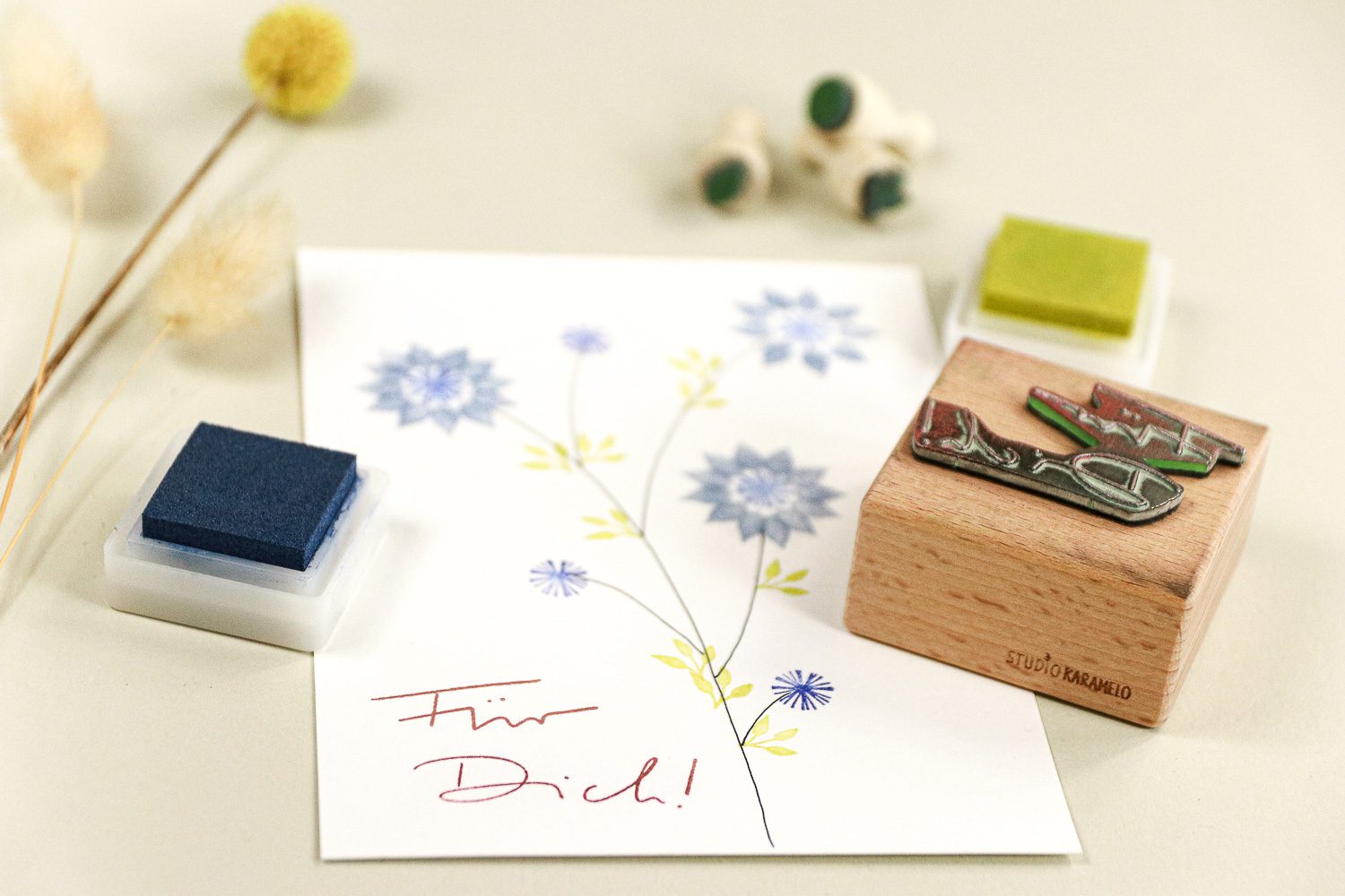 Für Dich! | DIY Karte mit Blumen zum Muttertag