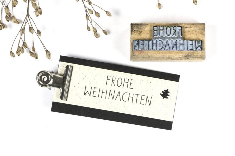 Weihnachtsstempel Frohe Weihnachten