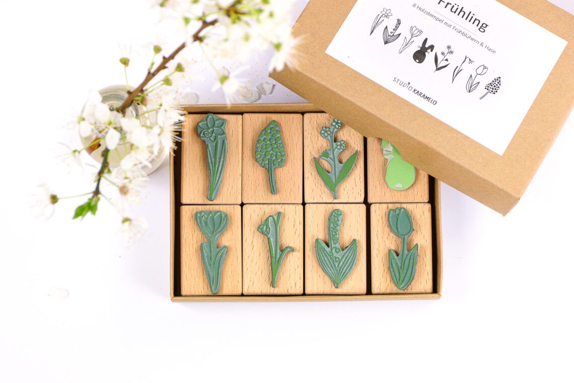 4-teiliges Bienen-Stempel-Set – Nagelkunstplatten, Edelstahl, 11,9x6,1 Cm, Für DIY-Maniküre