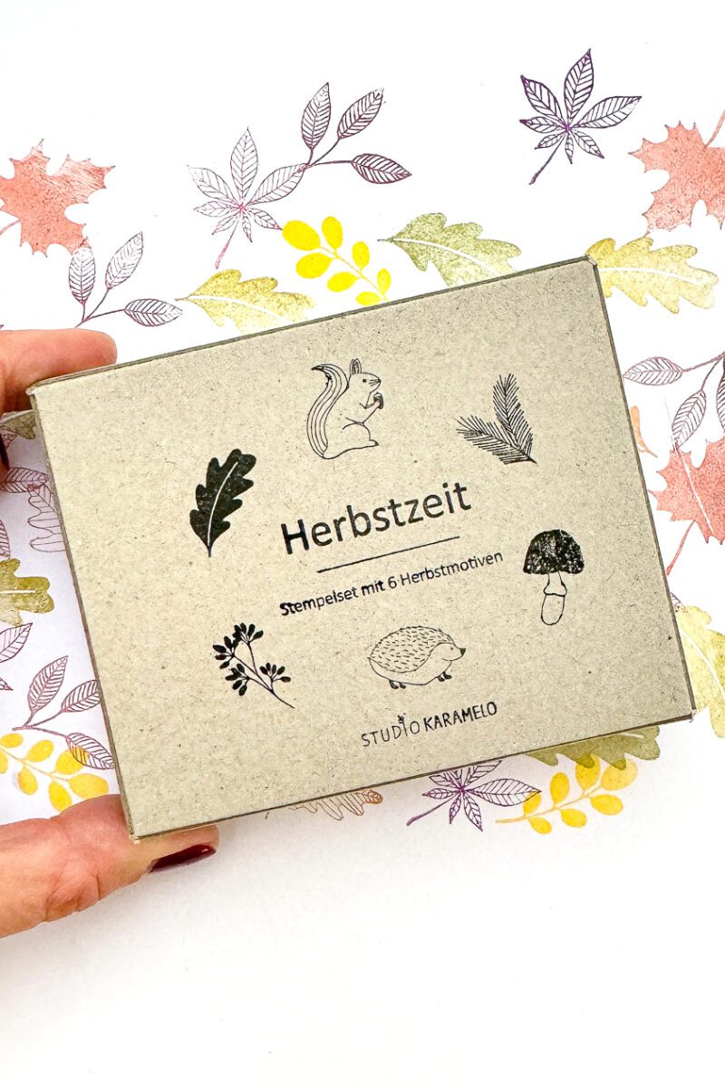 Stempel Set mit Herbstmotiven