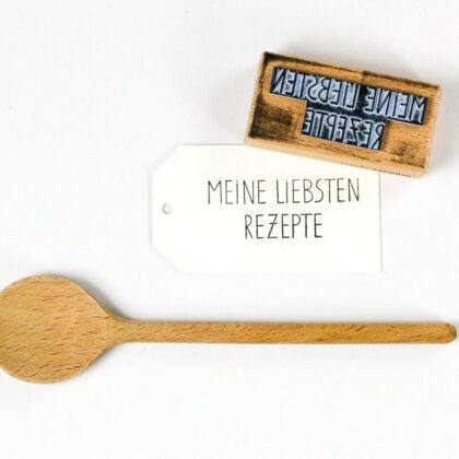 Stempel Meine liebsten Rezepte