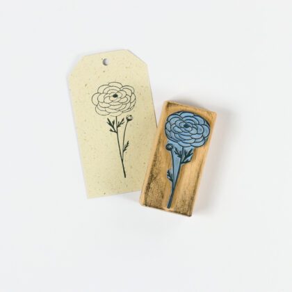 Motivstempel Blume Ranunkel