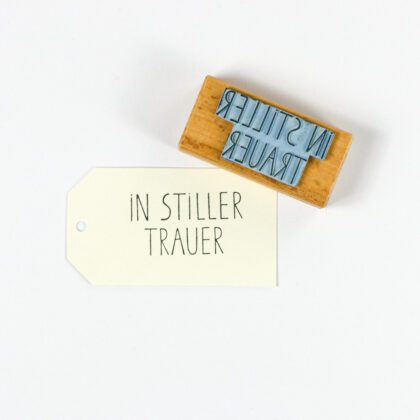 Stempel In stiller Trauer