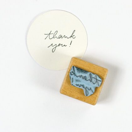 Textstempel thank you