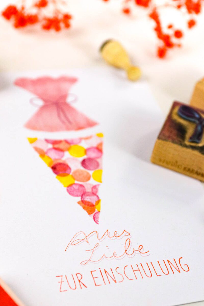 Textstempel ZUR EINSCHULUNG – Bild 2
