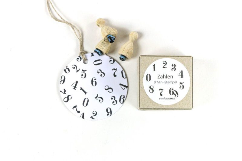 Mini-Stempelset Zahlen