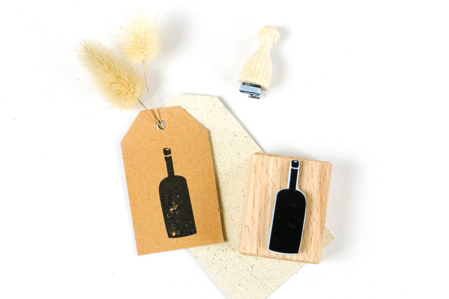 Stempel Flasche, Weinflasche