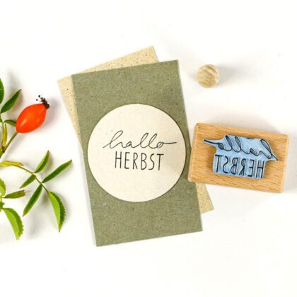 Stempel Hallo Herbst