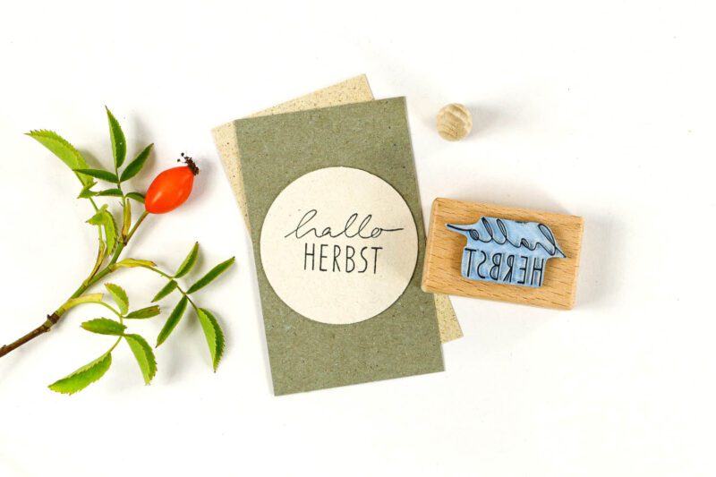Stempel Hallo Herbst