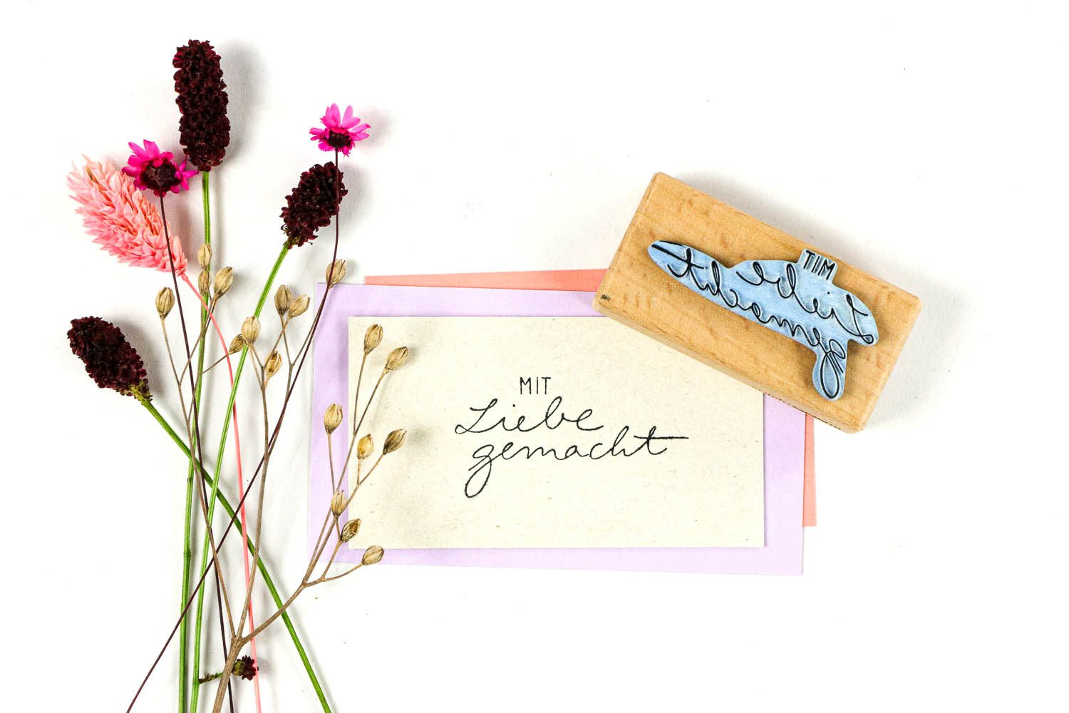 Stempel Mit Liebe gemacht