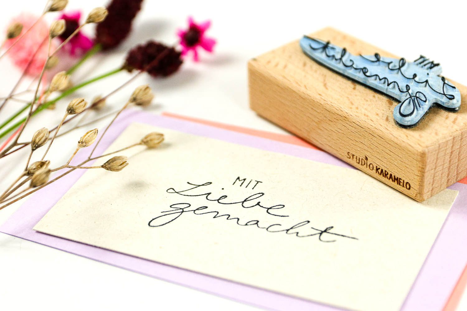 Stempel Mit Liebe gemacht