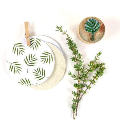 Stempel Palmwedel Blattstempel