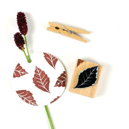 Stempel Pflaumenblatt