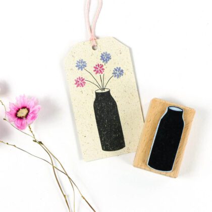 Stempel hohe Vase