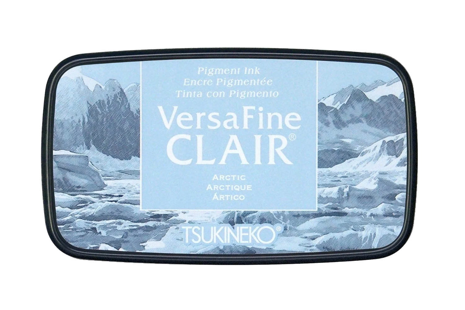 hell blaues Stempelkissen von VersaFine Clair Arctic