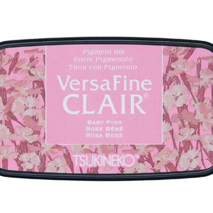 rosa Stempelkissen von VersaFine Clair Baby Pink
