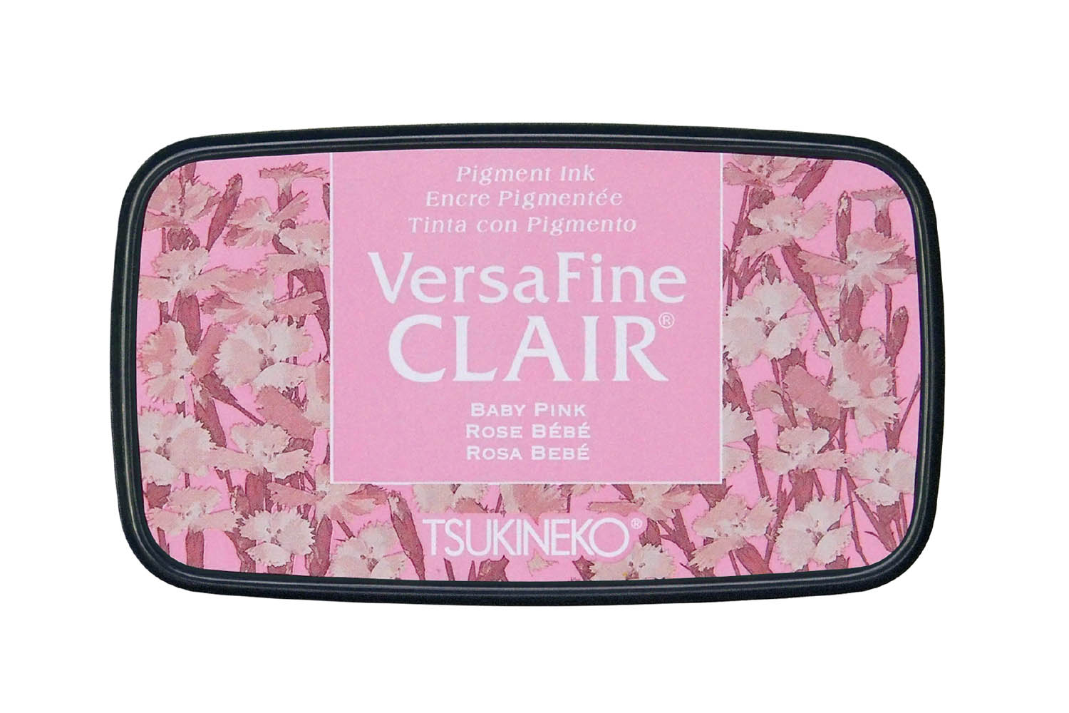 rosa Stempelkissen von VersaFine Clair Baby Pink