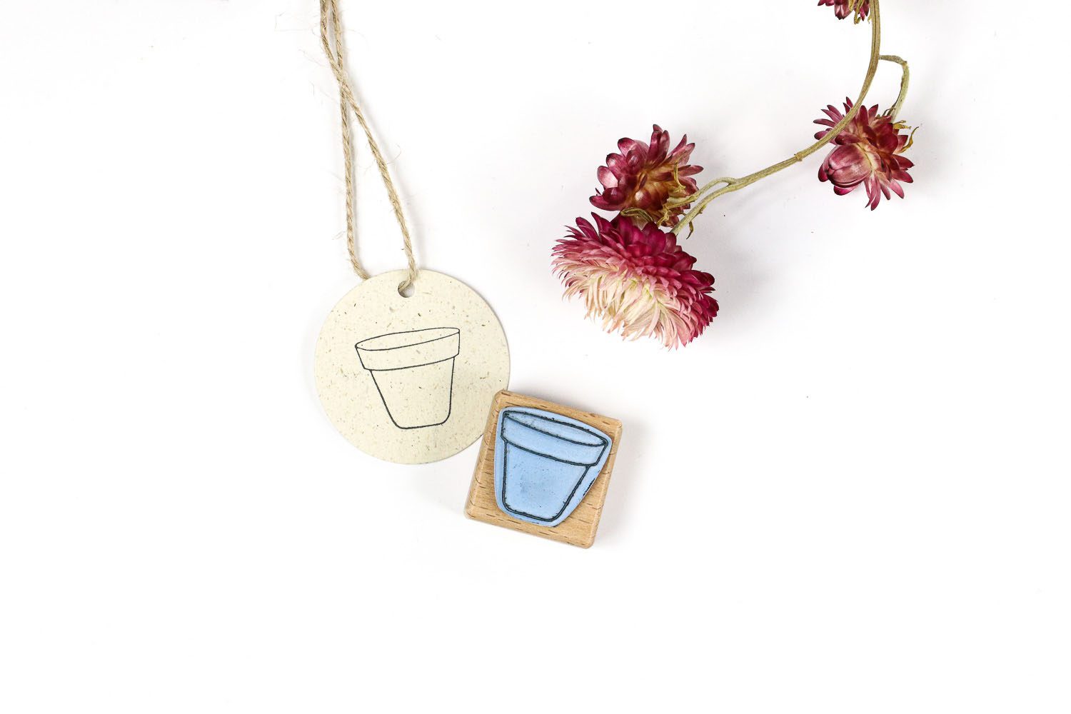 Stempel BLUMENTOPF