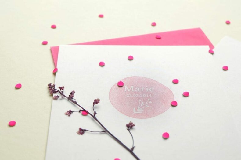 Stempel zur Geburt & Taufe | birth announcement rubber stamps